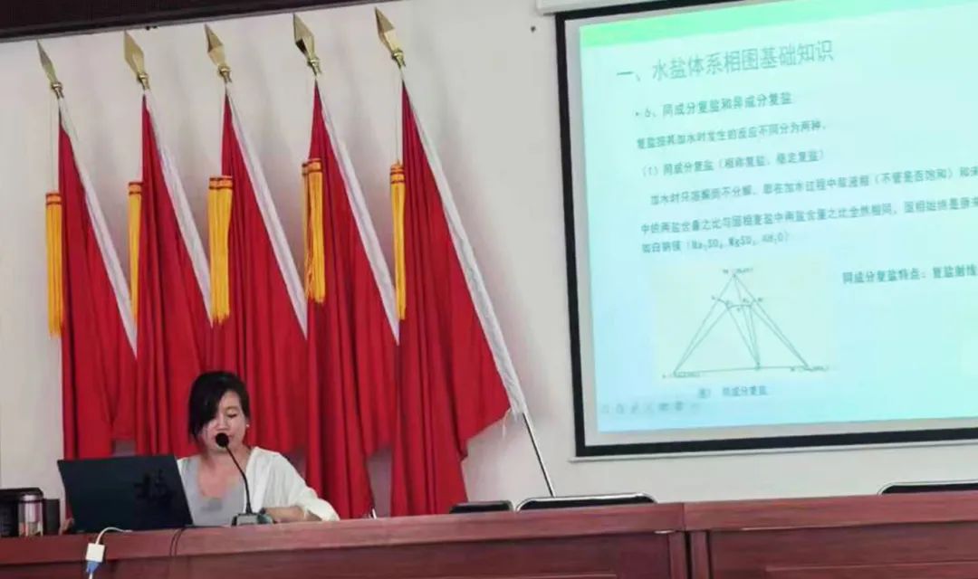 公司開展水鹽體系相圖理論基礎(chǔ)及應(yīng)用培訓